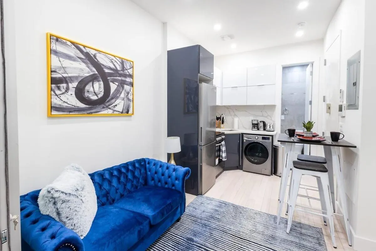 317-1An - New Modern 1Br W&D Walk To Central Park New York USA