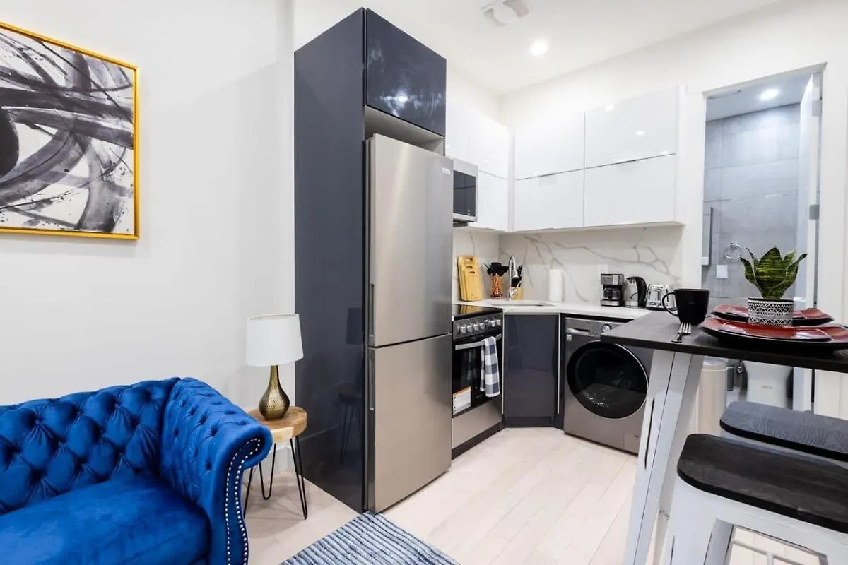317-1An - New Modern 1Br W&D Walk To Central Park New York Apartman